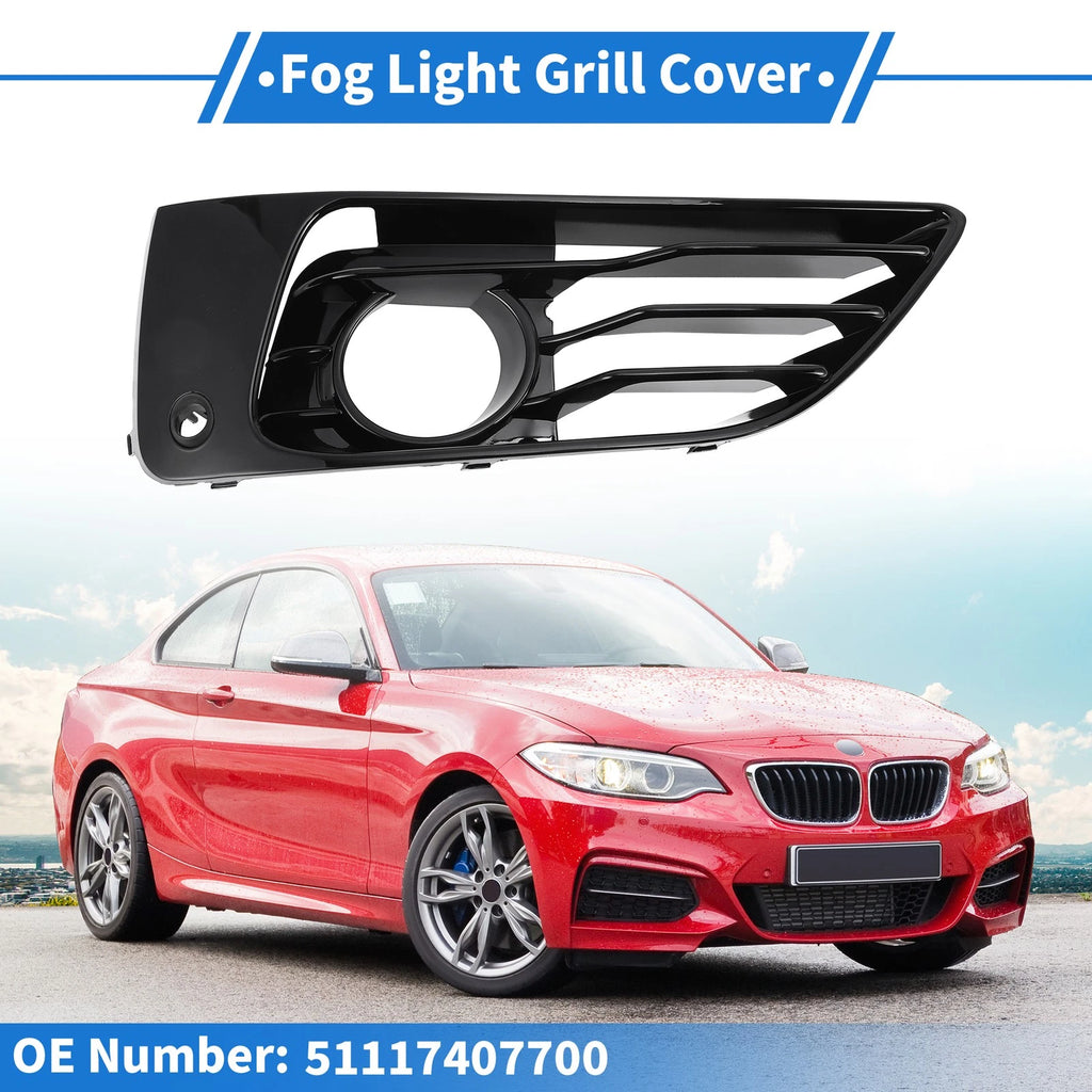 1 Pc Fog Light Grill for BMW 2 Series (2017–2020) No. 51117407700