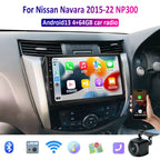 Apple Carplay Android Auto Head Unit Radio for Nissan Navara (2015-2022)