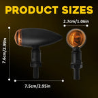 4X Amber Turn Signal Blinker Indicator Lights for Motorcycle (EPY)
