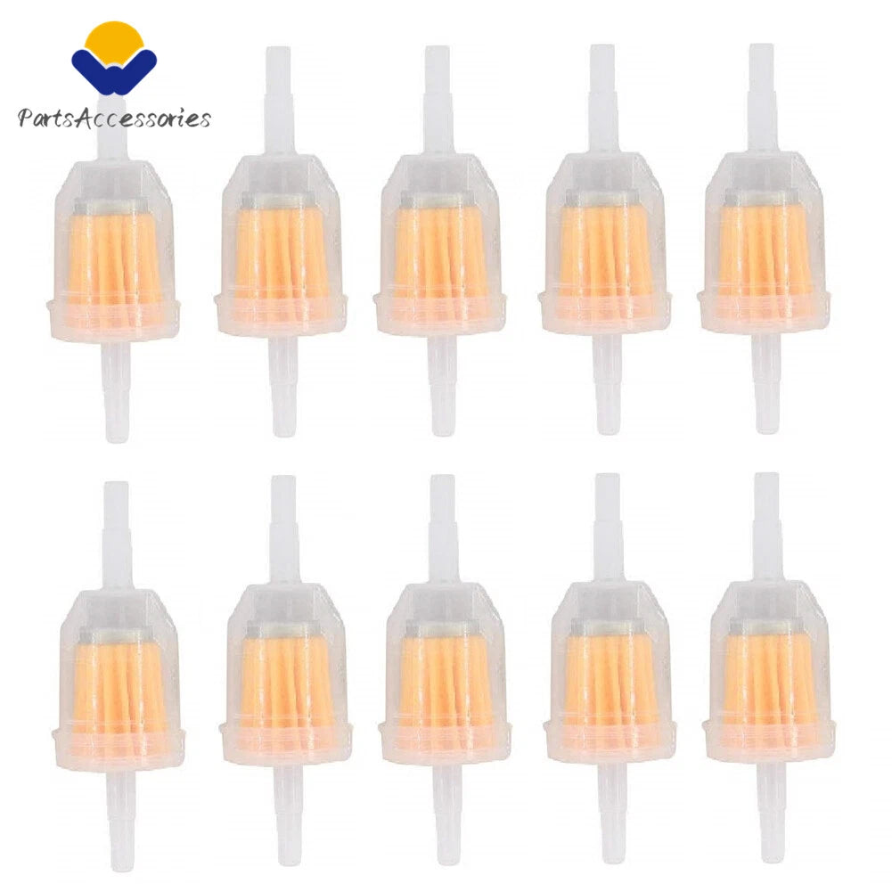 40PCS Inline Gas Oil Fuel Filter for Small Engine (1/4" 5/16" Line)