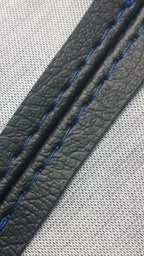 Manual Boot Leather Synthetic for Dodge Challenger (2008–2014) Blue Stitch