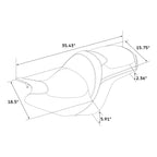 Driver & Passenger Seat for Honda Goldwing Tour DCT Airbag (2018–2023)