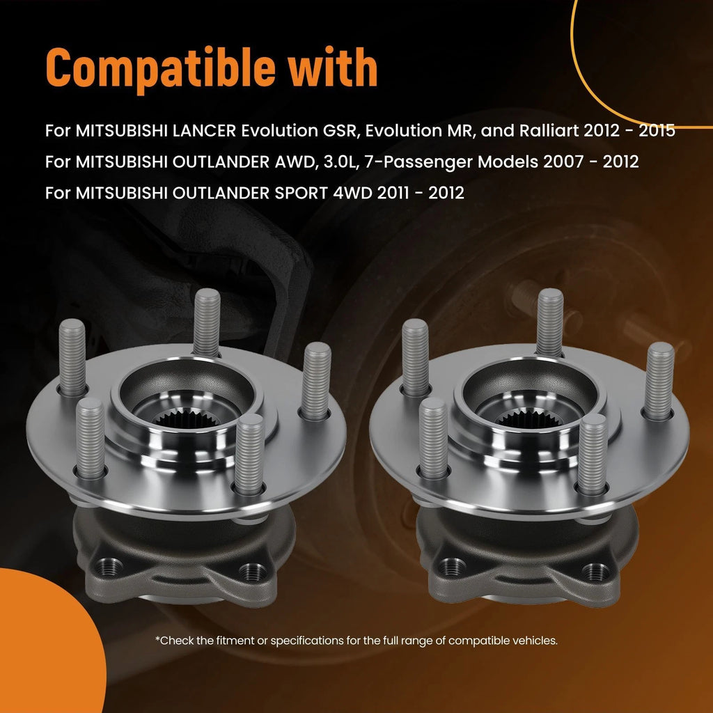 Rear Wheel Bearing Hub for Mitsubishi Lancer Evolution MR/GSR (2008–2015) 29512382