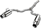 Dual 4" Rolled Tip Muffler Catback Exhaust System for Nissan Altima (2007–2012)