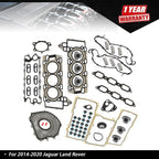 Engine Full Gasket Set with Piston Rings for Jaguar Land Rover 2014–2020