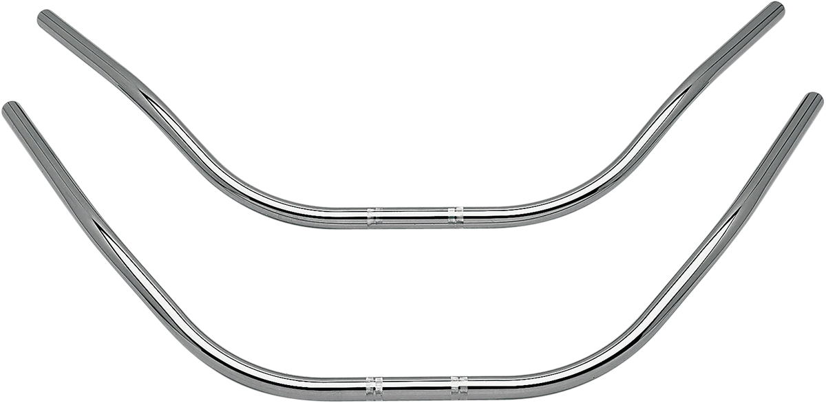 Bikini Beach Bar Handlebar for Burly Brand (Internal Wiring, Chrome)