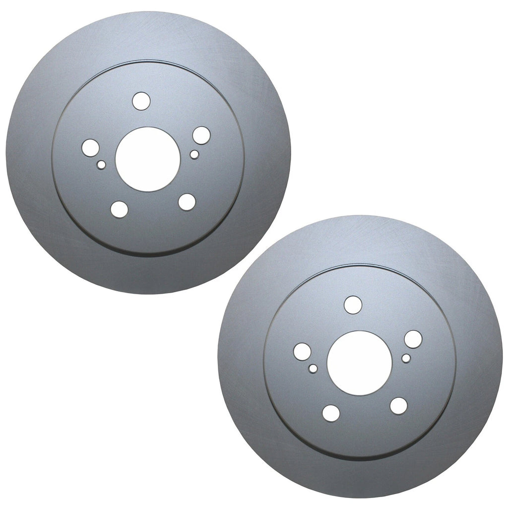 2X Rear Coated 259mm Brake Rotors for CT200h, Corolla, Prius (2011–2019)