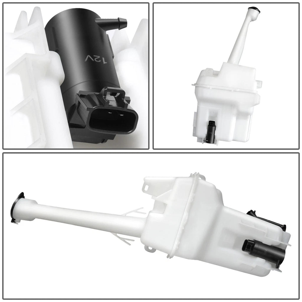 Windshield Washer Fluid Reservoir Tank Bottle w/Cap+Pump for Toyota Matrix (2003–2008)