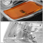 Chrome/Amber Signal Projector Headlights for Grand Cherokee (2014–2016)