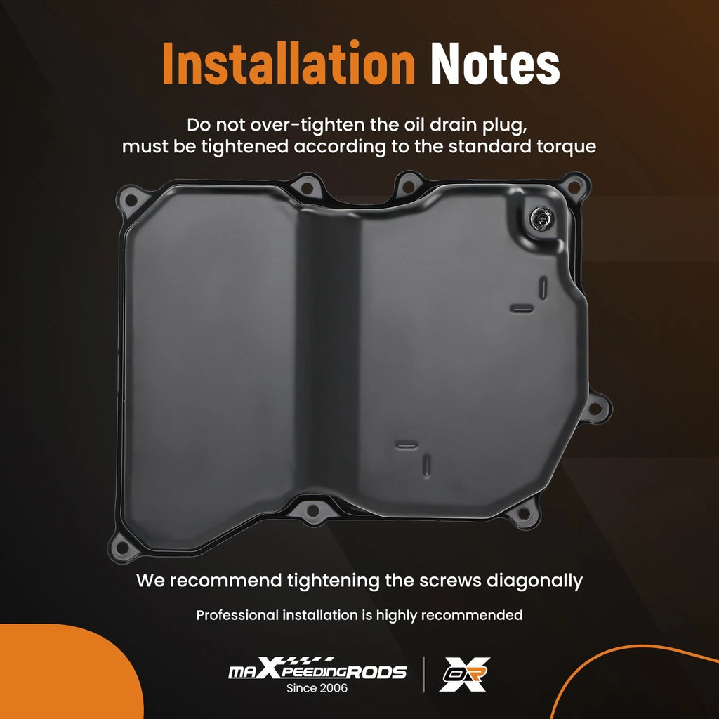 Transmission Oil Pan Kit with Filter Gasket for Volkswagen Jetta Golf