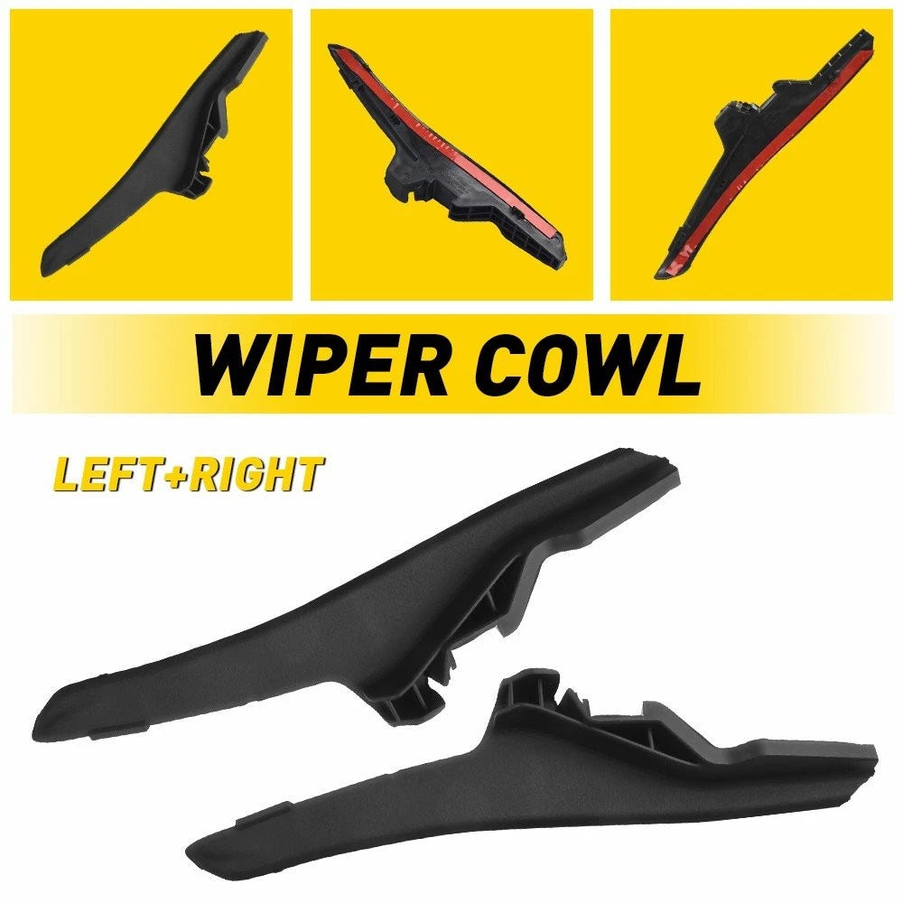2X Wiper Cowl Cover Trim for Toyota Corolla LE (2014–2019)