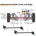 2X Front Stabiliser Sway Bar Link for BMW 3 Series (1998–2007) No. 31351095694