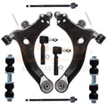 Set of 8 Front Lower Control Arms & Tie Rods for Chevrolet Venture (1997–2005)