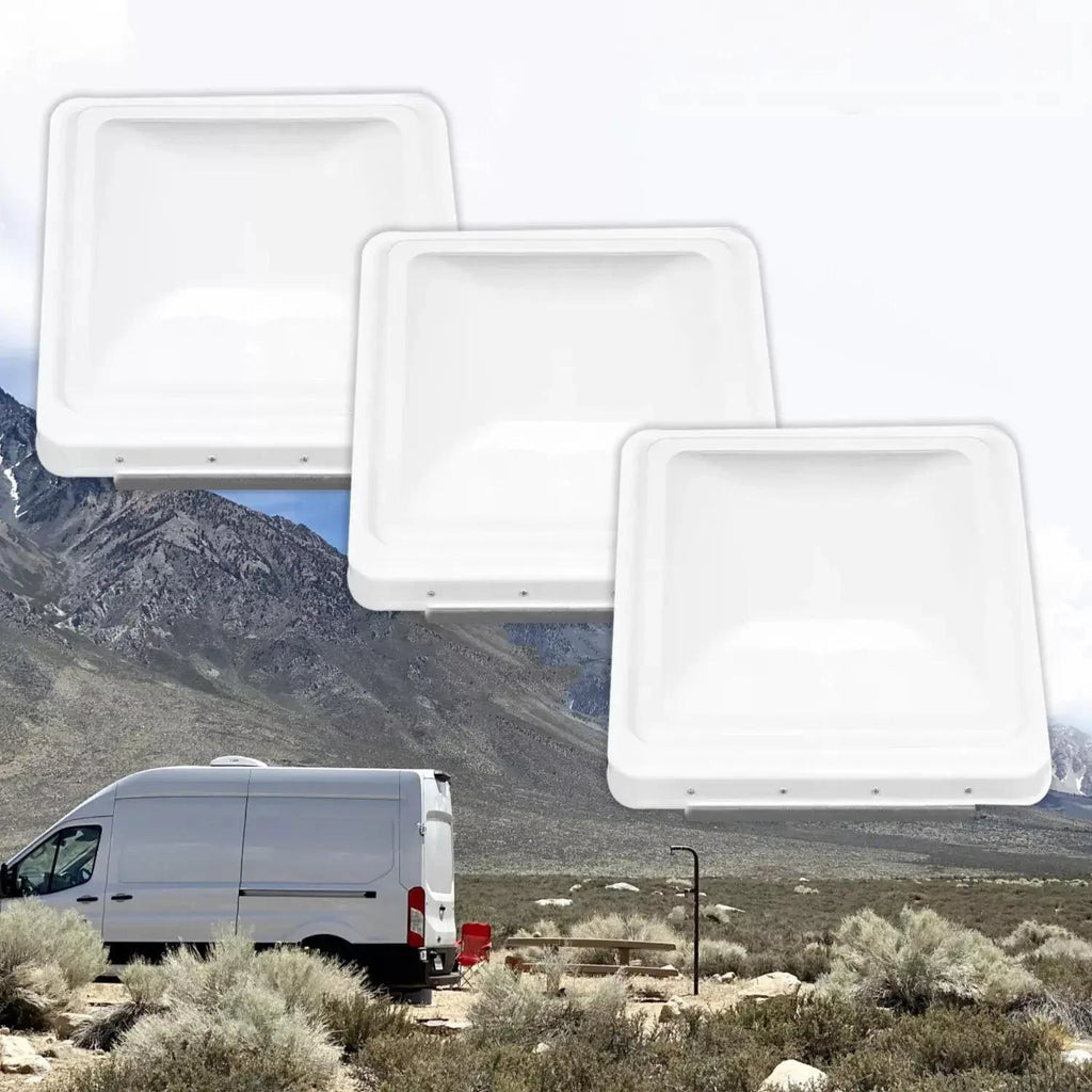 3Pcs Roof Vent Cover for RV Trailer Ventline (14" x 14")