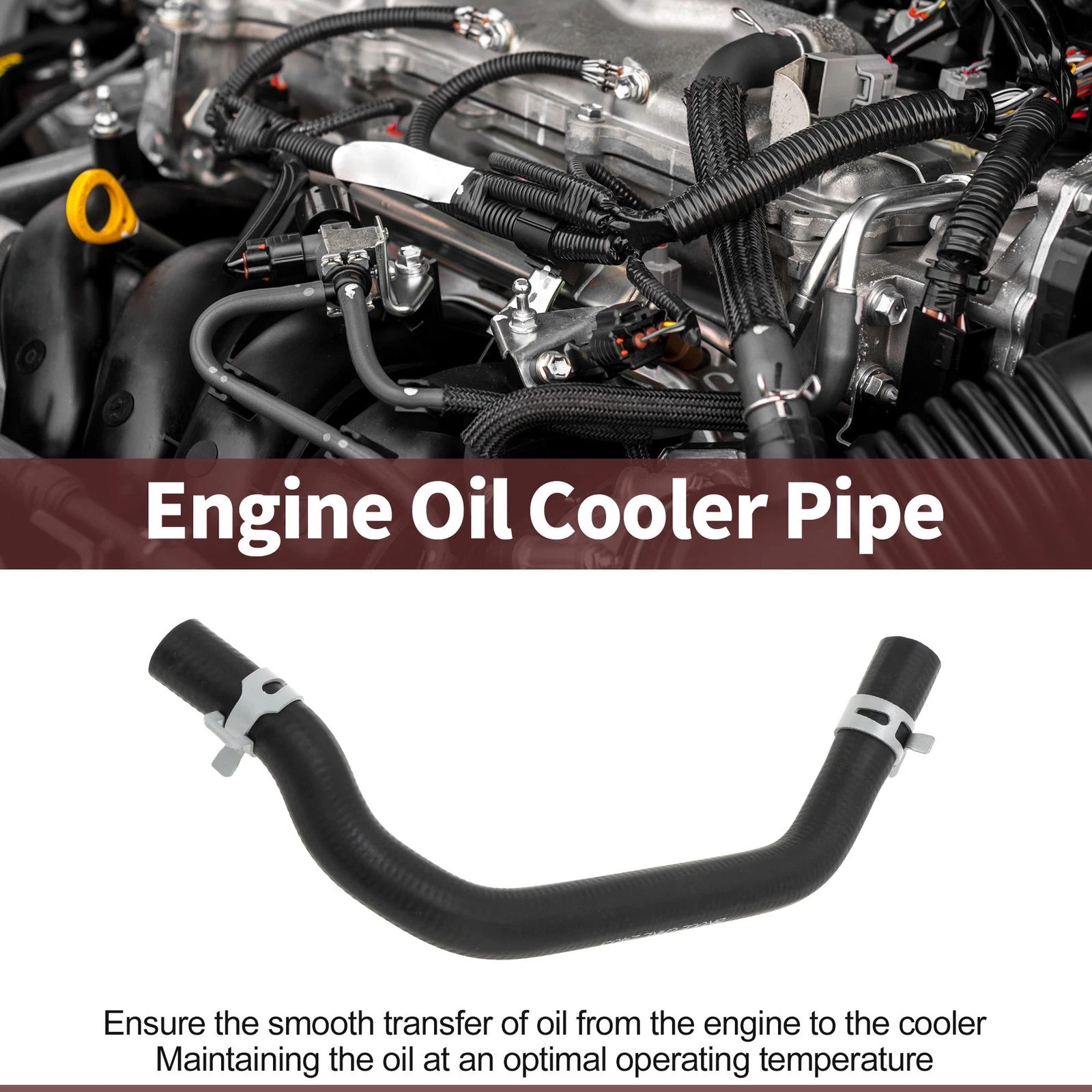 Engine Oil Cooler Tube for Jeep Cherokee (2014–2020) No. 68057473AA
