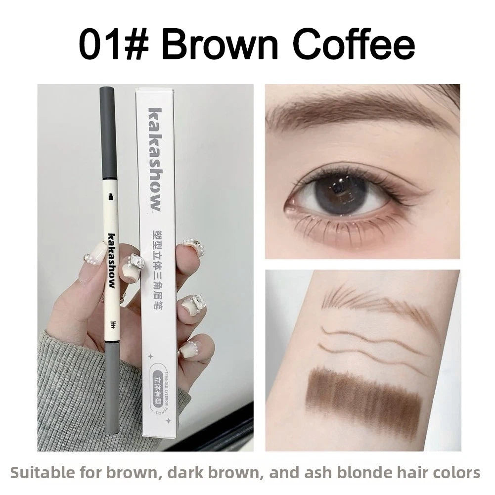 Eyebrow Pencil Waterproof Dual Tip 3D Brow Sculpting Tool for Kakashow