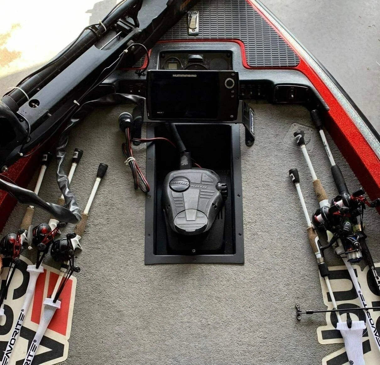 Minn Kota 100RTMP Recessed Trolling Motor Foot Pedal Pan for R & R Design