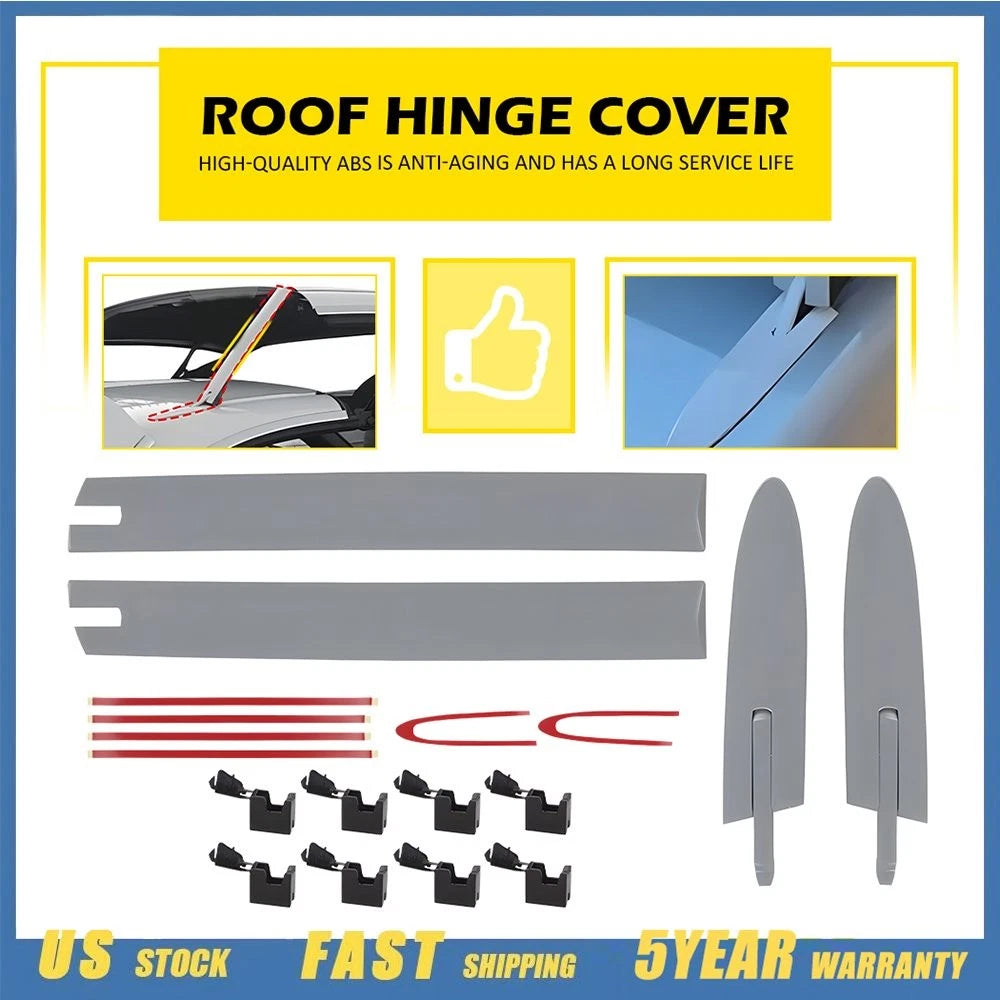 4Pcs Roof Top Hinge Cover for BMW E93 335i M3 M4 (2007–2013)