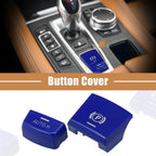 1 Set Auto H Button P Button Cover for BMW Blue