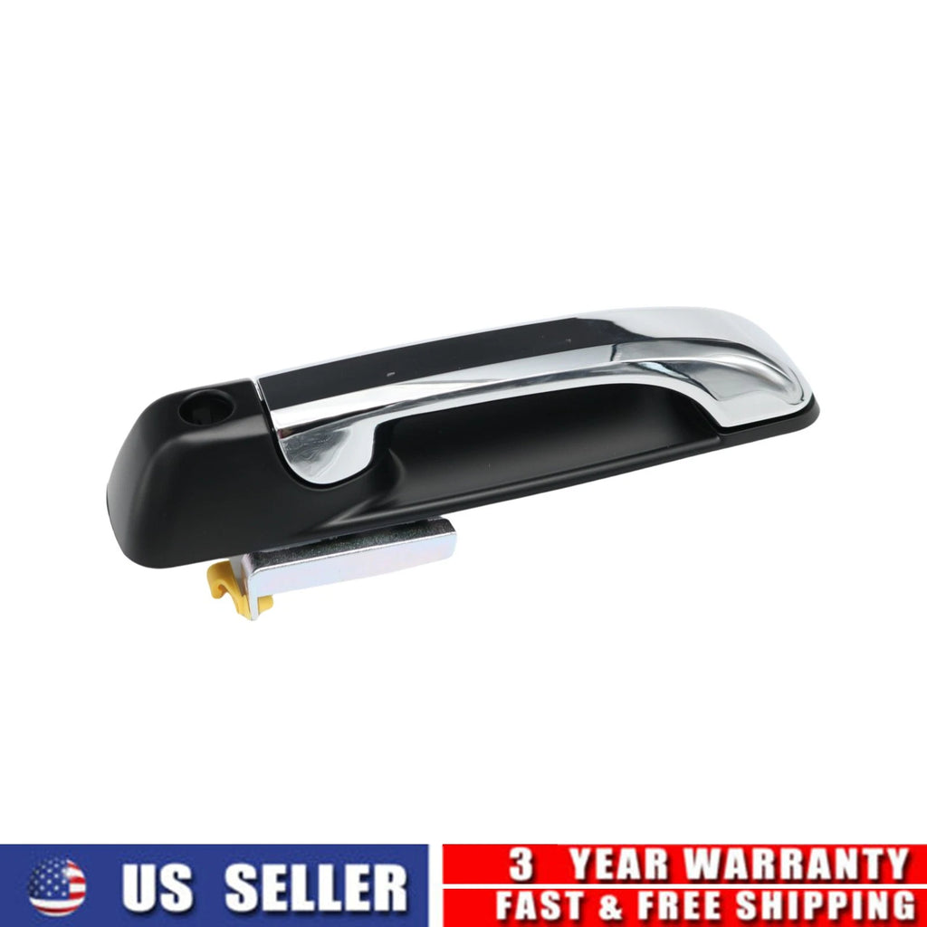 Chrome & Black Exterior Door Handle for Ram (Driver Side, Left)