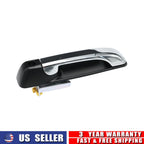 Chrome & Black Exterior Door Handle for Ram (Driver Side, Left)