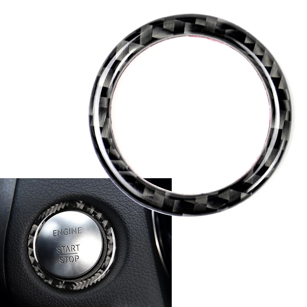Engine Start Stop Button Ring Cover for Benz A B C GLC GLA CLA (W176)