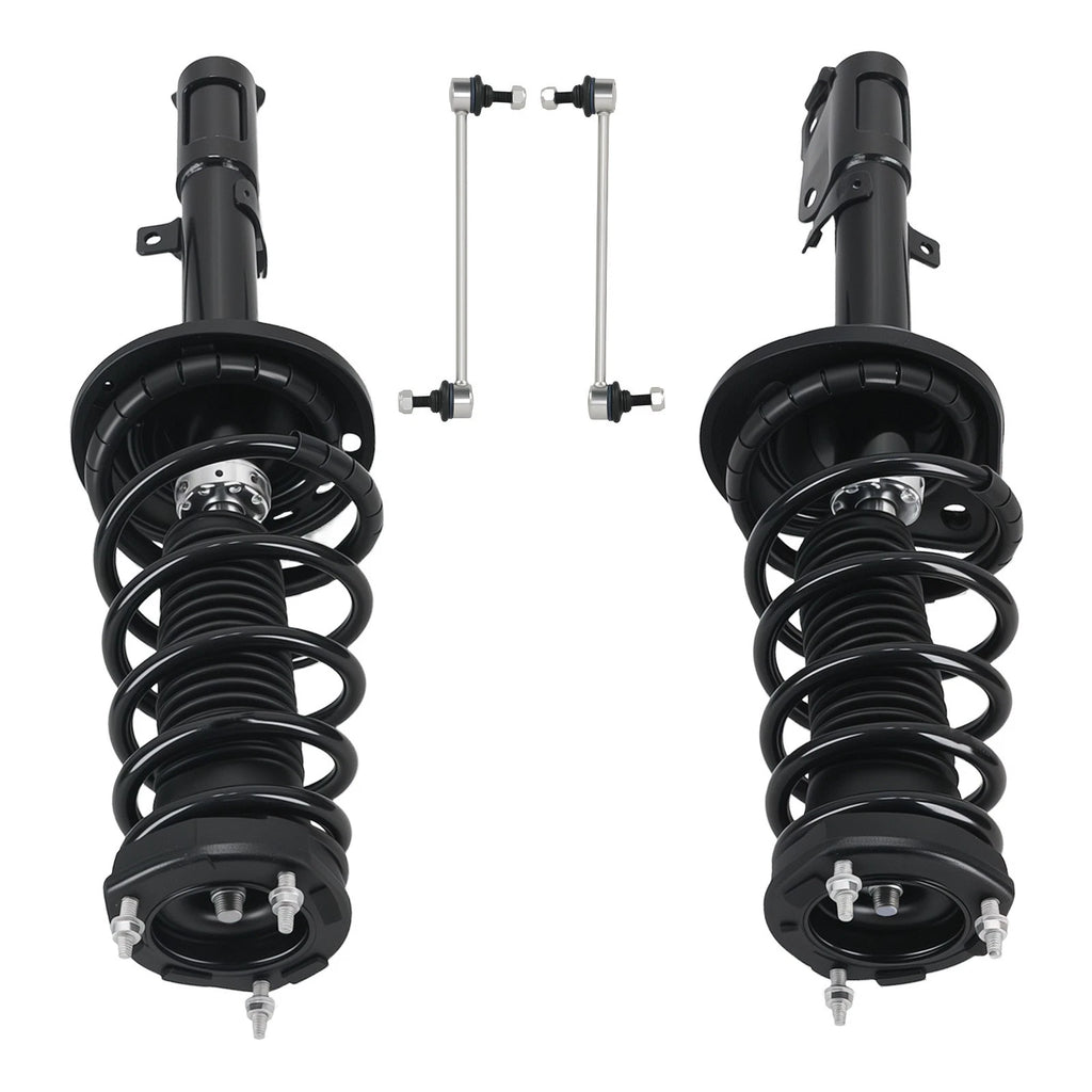 Set of 4 Rear Struts w/ Spring Sway Bar Links for Toyota Camry (2012–2017)