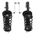 Set of 4 Rear Struts w/ Spring Sway Bar Links for Toyota Camry (2012–2017)