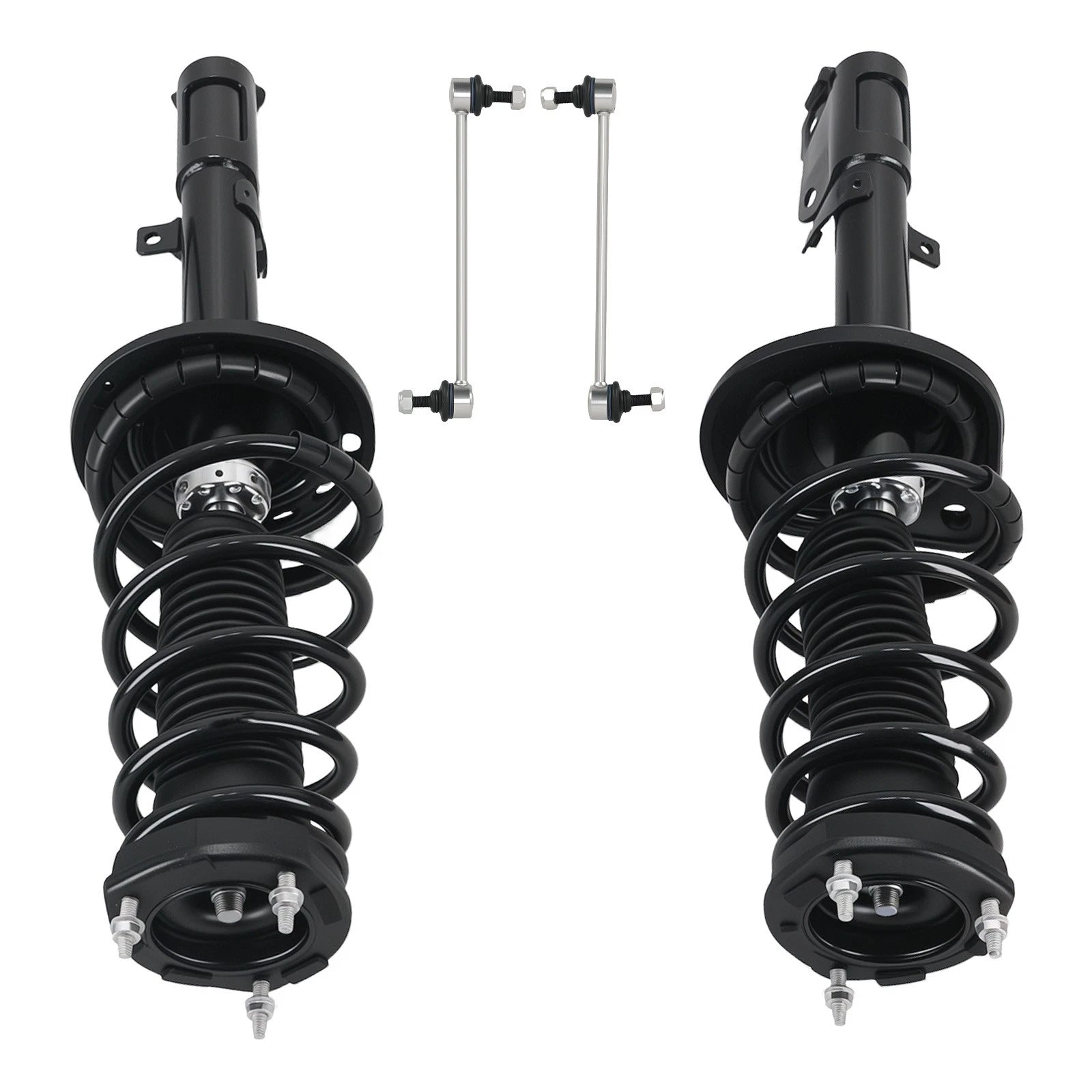 Set of 4 Rear Struts w/ Spring Sway Bar Links for Toyota Camry (2012–2017)