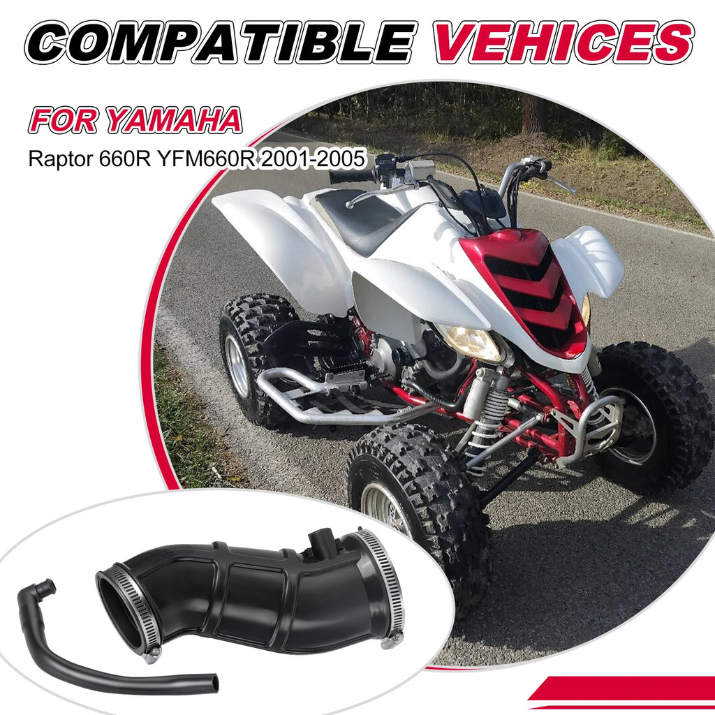 Air Box Intake Tube with Elbow Pipe for Yamaha Raptor 660R (2001–2005)