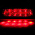 Set of 4 LED Red 6" Oval Flush Mount Tail Light Marker for Trailer