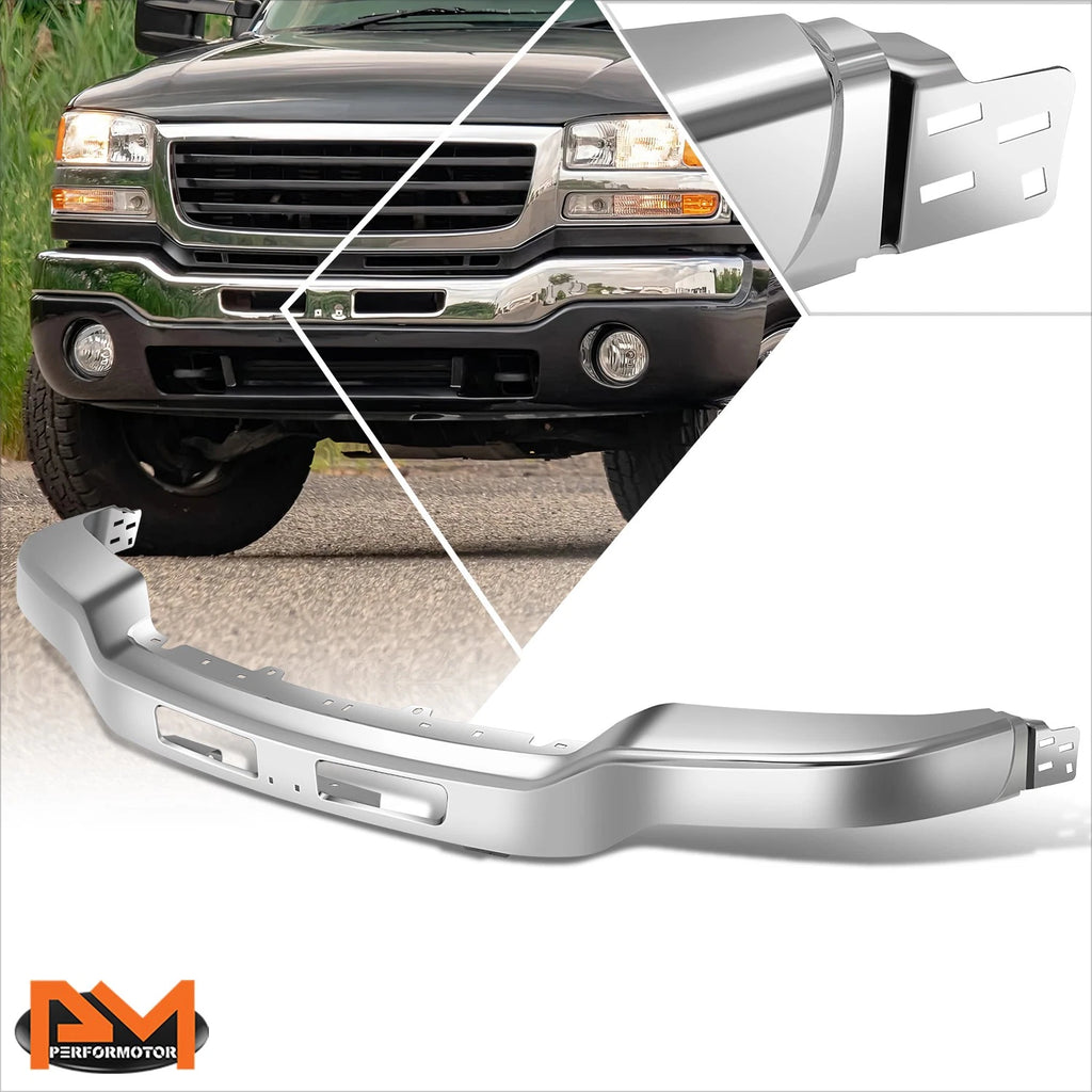 Chrome Front Bumper Facebar for GMC Sierra 1500 (2003–2007)