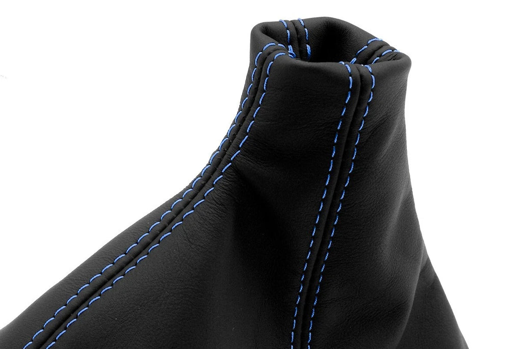 Leather Manual Shift Boot Cover for Ford Ranger (2004–2010) Blue Stitch
