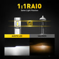 H11 H8 LED Headlight Bulbs Kit 6500K White 360000LM for