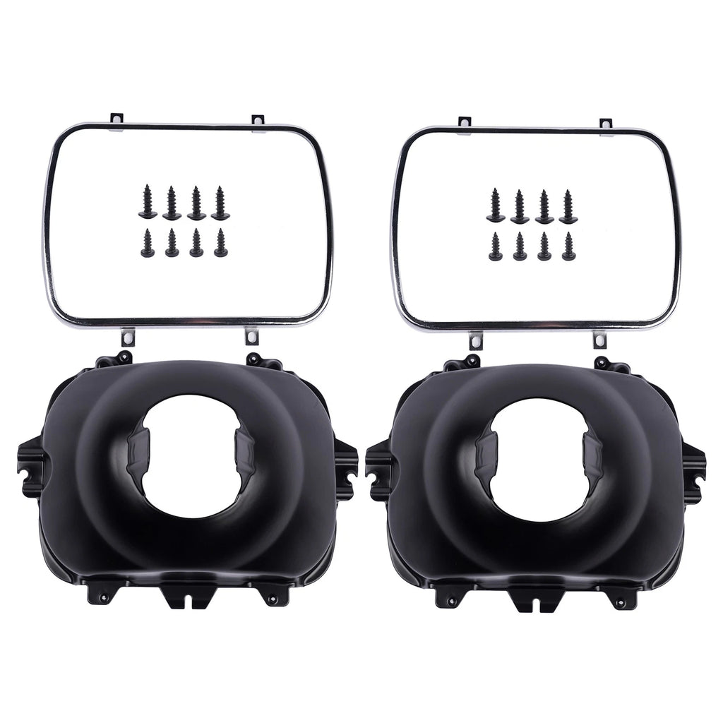 2X Headlight Bucket Kit for Cadillac Escalade, Chevrolet Blazer