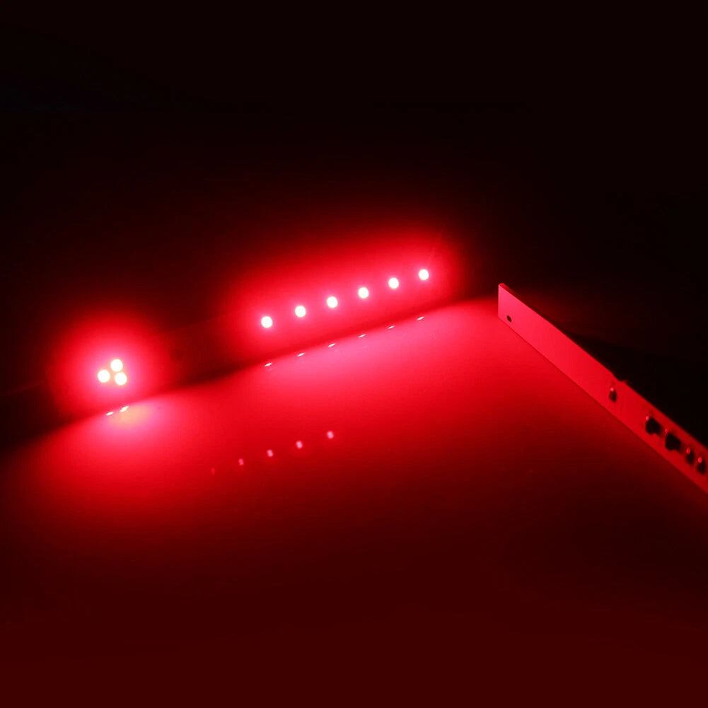 2X Red Eyebrow LED Strips for BMW E60 LCI 5 Series (2008–2010)