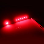 2X Red Eyebrow LED Strips for BMW E60 LCI 5 Series (2008–2010)