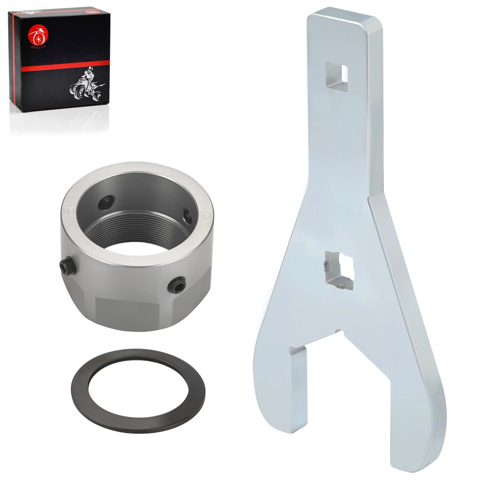 46mm Axle Nut Wrench Tool & Nut for Yamaha YFZ450R/YFZ450X (2009–2024)