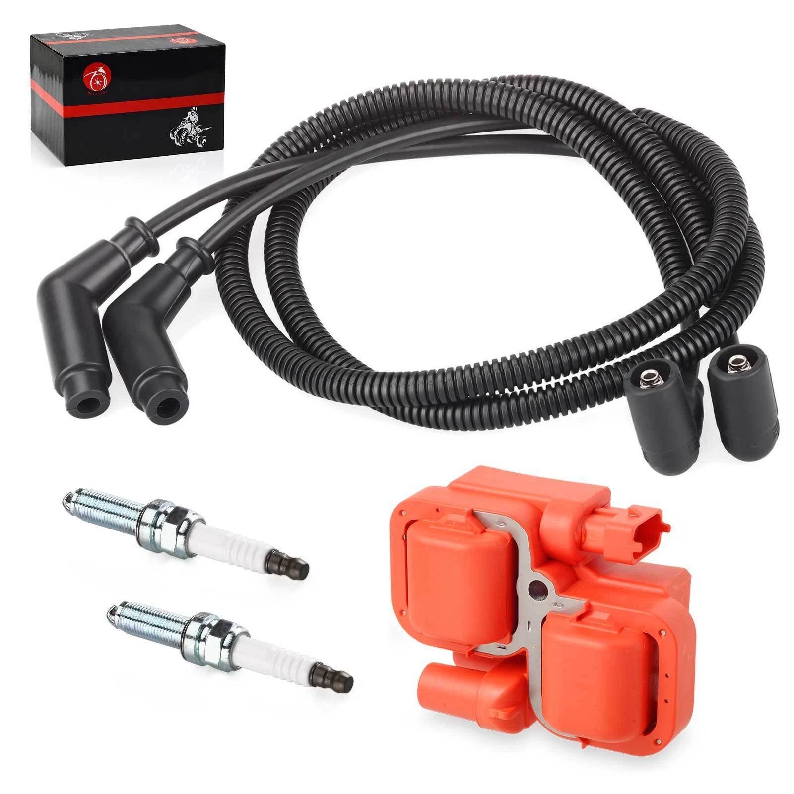 Ignition Coil Spark Plug with Wire Cap for Can-Am Commander 1000R (2018–2023)