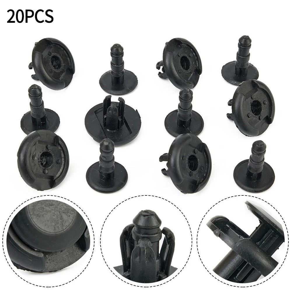 20Pcs Plastic Door Trim Clip Fastener Kit for Universal Vehicles