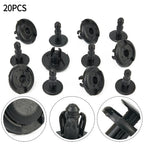 20Pcs Plastic Door Trim Clip Fastener Kit for Universal Vehicles