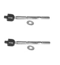 Set of 2 Front Inner Steering Tie Rod Ends for Lexus IS300, Toyota Camry (2001–2005)