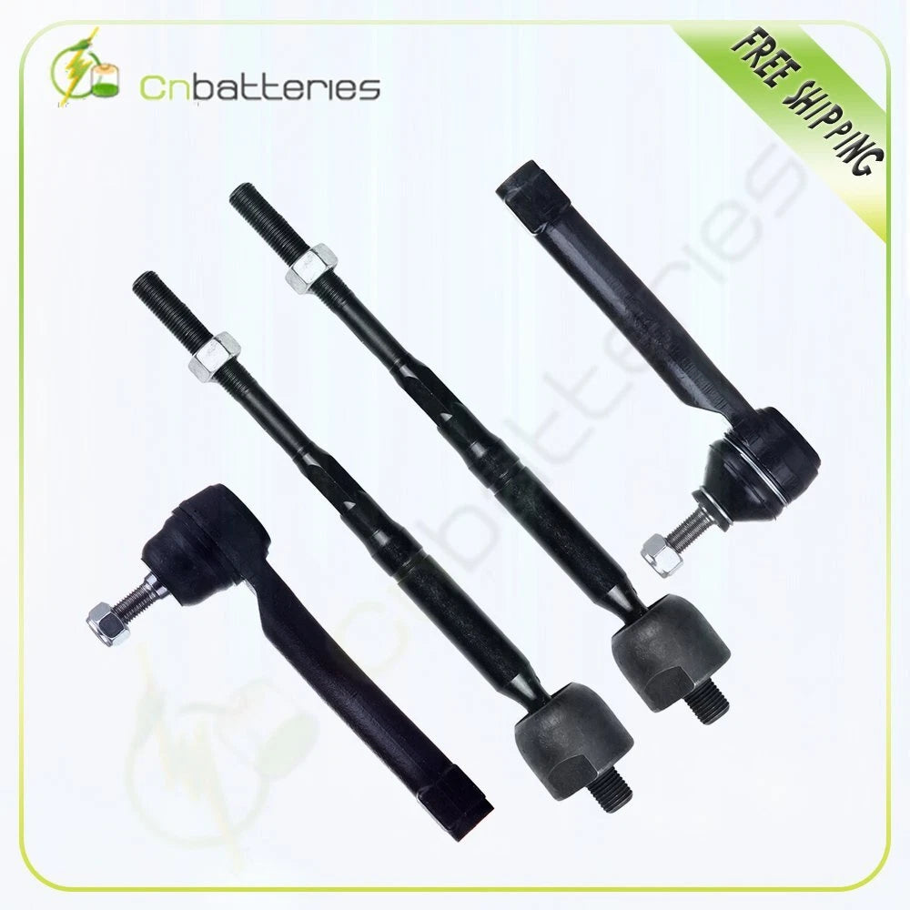 Set of 4 Tie Rod Links for Nissan Sentra (2007–2012)