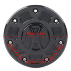 CNC Fuel Gas Tank Cap Cover for Kawasaki Ninja ZX-6, ZX-7, ZRX-1100 (1995-2003)