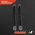 2X Front Lower Control Arm Kit for Jeep Wrangler (2007-2017)