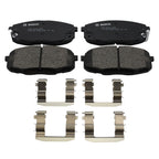 Front Rotors & Bosch QuietCast Ceramic Brake Pads Kit for Kia Forte (2014–2020)