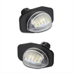 2x 6000K 18-SMD LED White License Plate Light for Toyota Corolla (2009–2013)