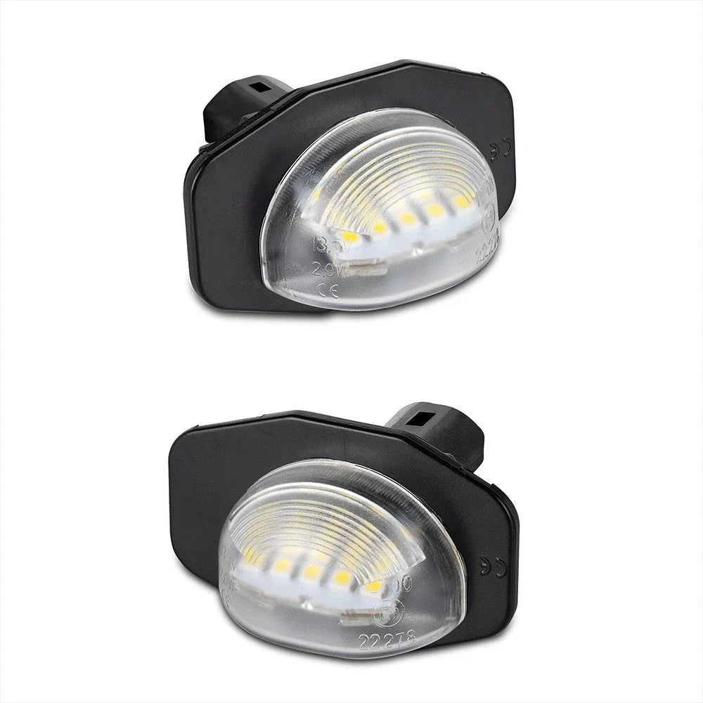 2x 6000K 18-SMD LED White License Plate Light for Toyota Corolla (2009–2013)