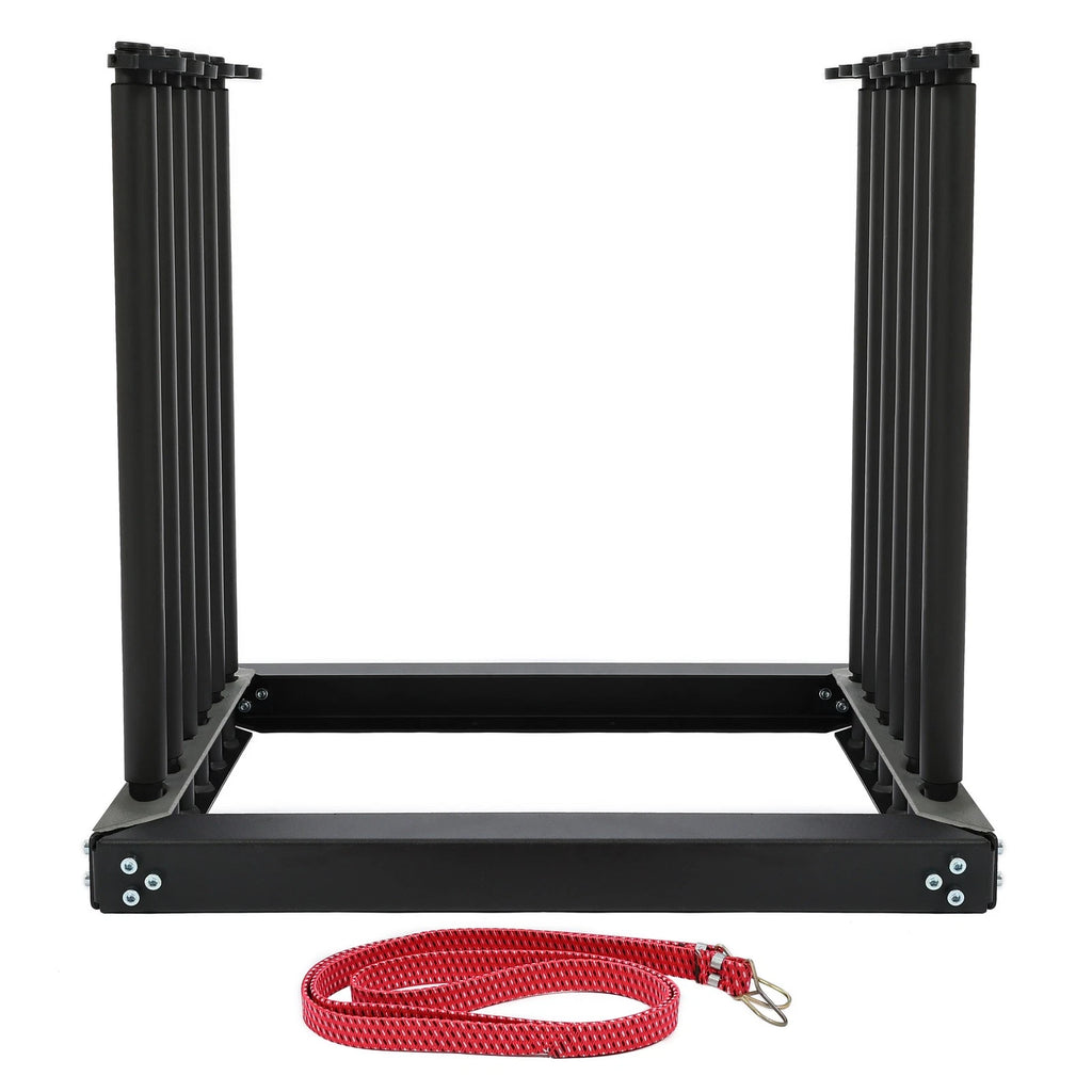 Black Steel Windshield Rack for Auto Glass Cargo (5 Lite)