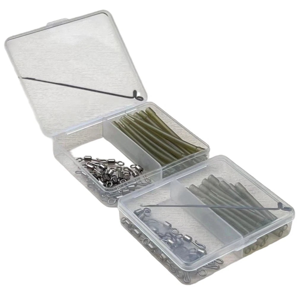 Set of 4 Anti-Tangle Sleeves for Carp Rig Component (58mm)